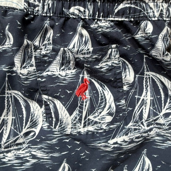 The Beaufort Bonnet Company Nautical Print Swim Shorts sz:12 - Picture 6 of 7